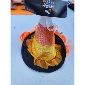 Cat/Dog costume, size XXS, Candy Corn/Witch's hat